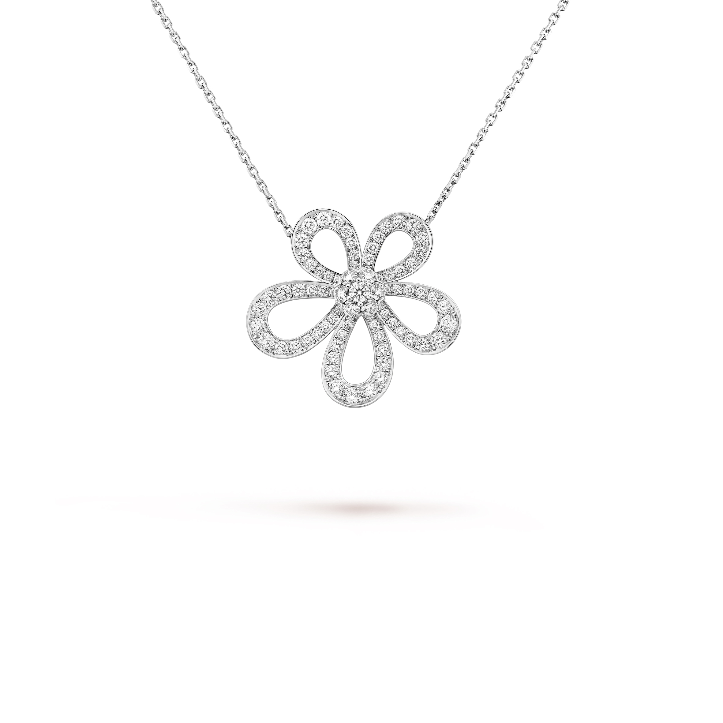 V*N CL*F arpels flowerlace pendant vcarp05200